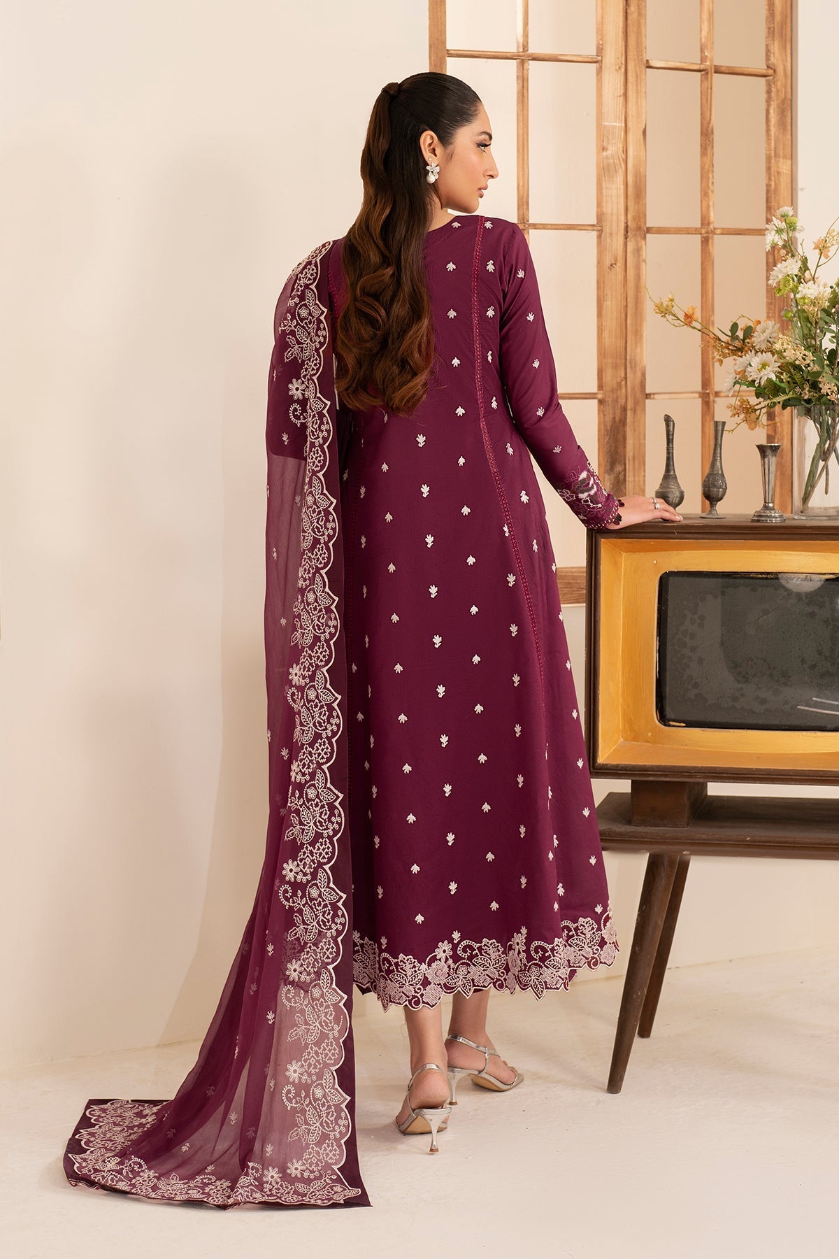 Zarif | Lamhay Luxury Eid Lawn 25 | 08 TEHMEEN -  Zarif Ladies Clothes -  House of Maryam
