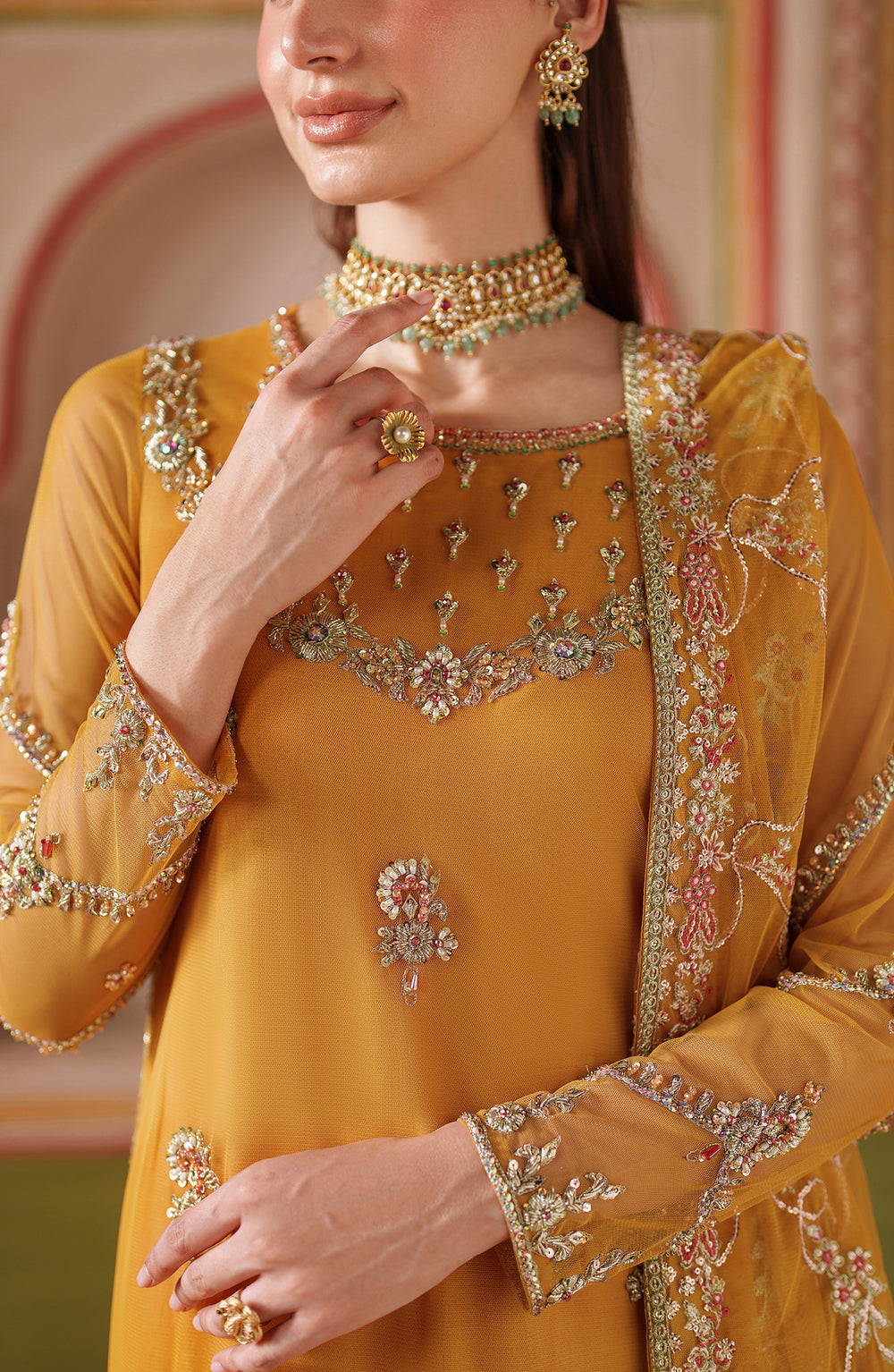 Zarif | Falesia Formals | UNST-HF-04 SOHA -  Zarif Ladies Clothes - Original Designer Dress - House of Maryam