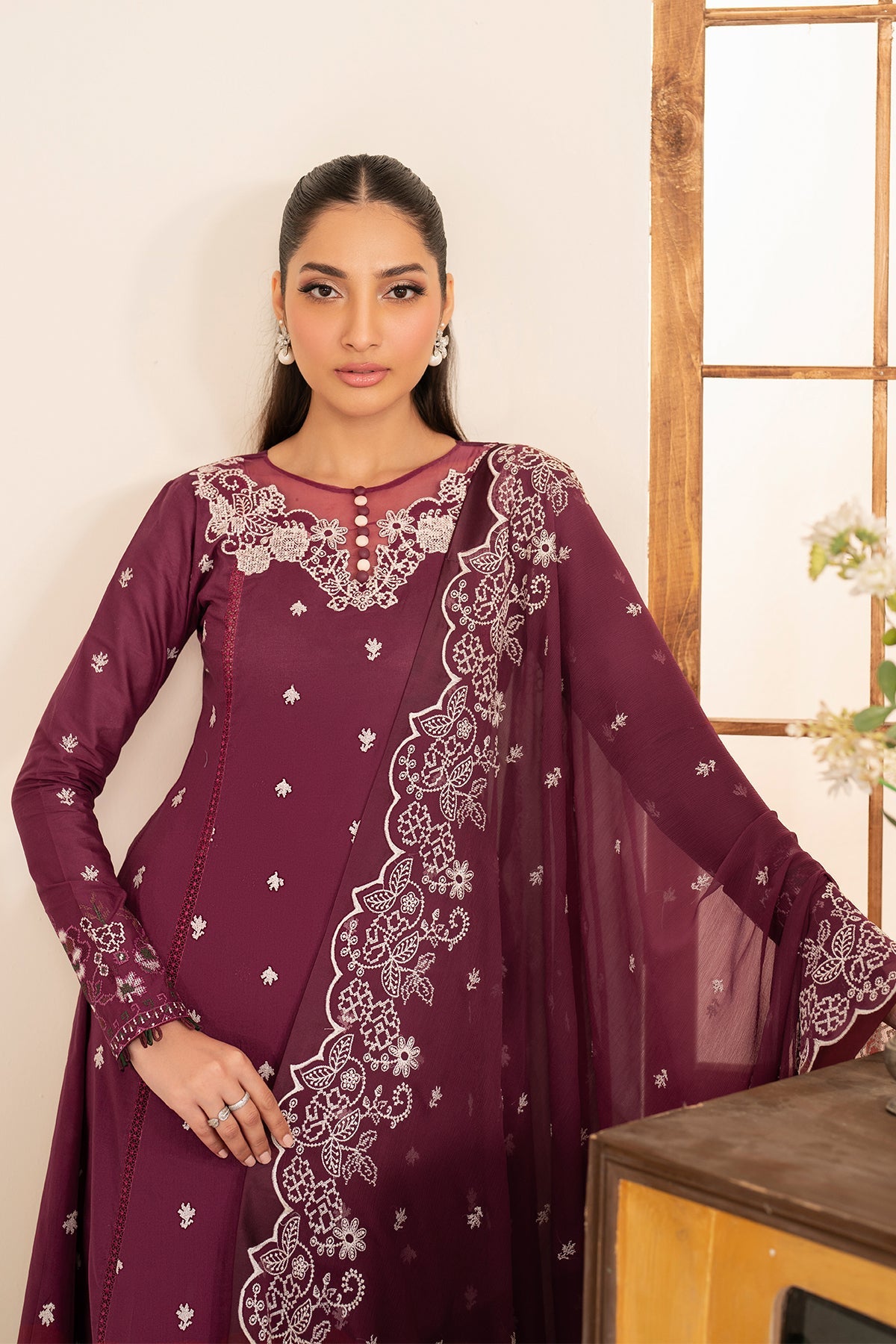 Zarif | Lamhay Luxury Eid Lawn 25 | 08 TEHMEEN -  Zarif Ladies Clothes - Original Designer Dress - House of Maryam