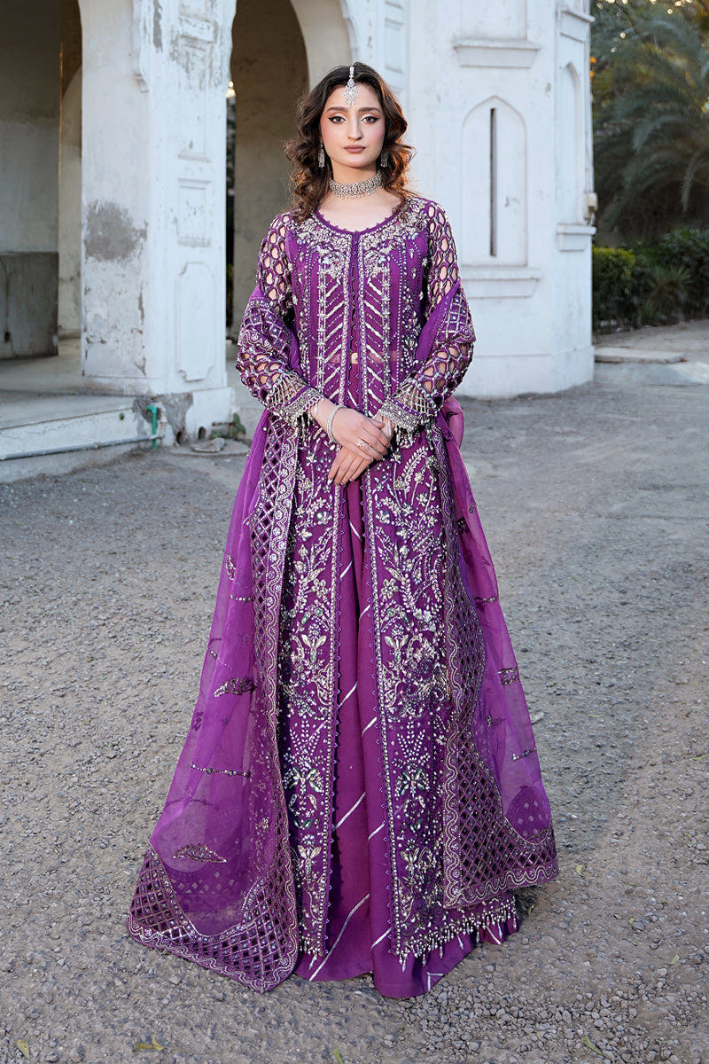 Maryams | Zeenat Luxury Formals | Crimson Bloom - Z-02 -  Maryams Ladies Clothes - Original Designer Dress - House of Maryam