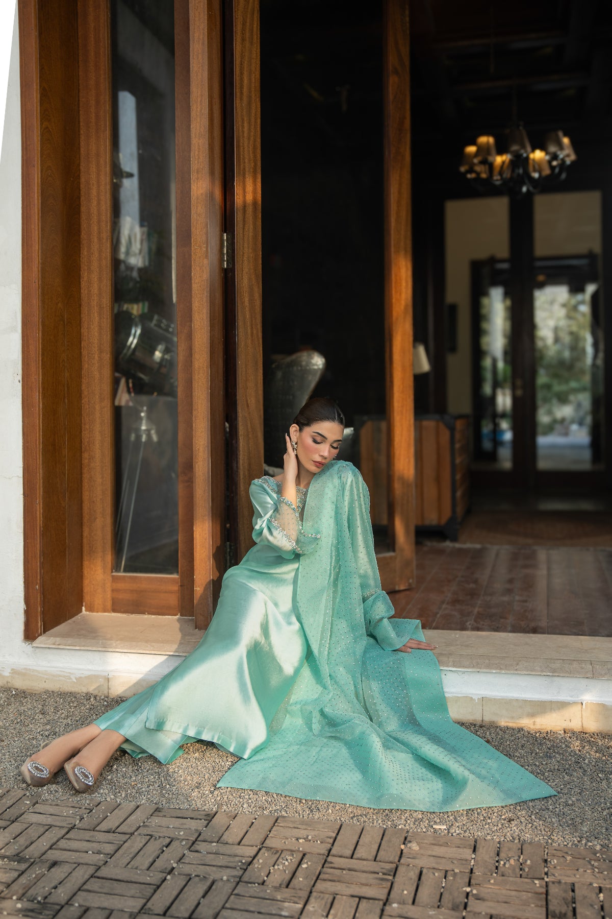 Tabyaa | Ruby Collection 25 | Aqua -  Tabyaa Ladies Clothes - Original Designer Dress - House of Maryam