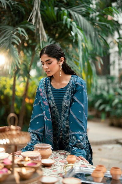 Florent | Eid Edits Luxury Lawn | FEE-3B -  Florent Ladies Clothes - Original Designer Dress - House of Maryam