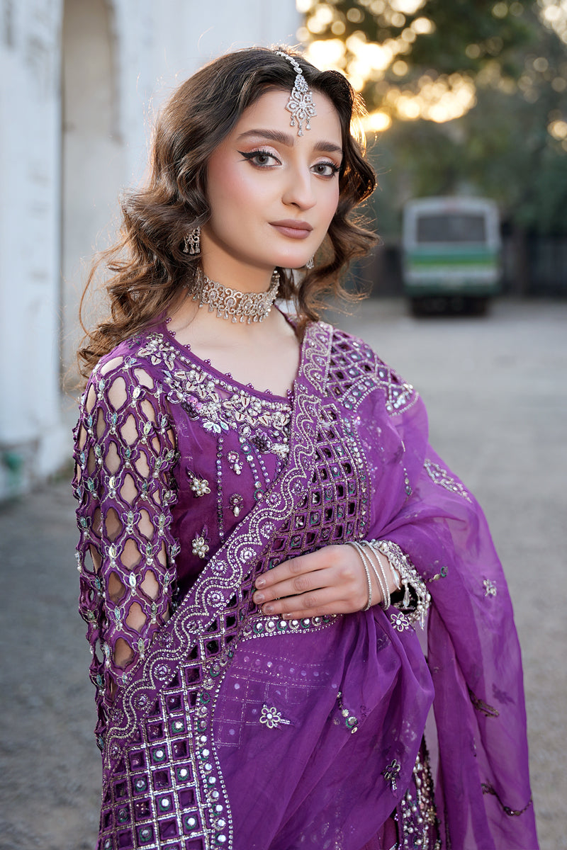 Maryams | Zeenat Luxury Formals | Crimson Bloom - Z-02 -  Maryams Ladies Clothes - Original Designer Dress - House of Maryam