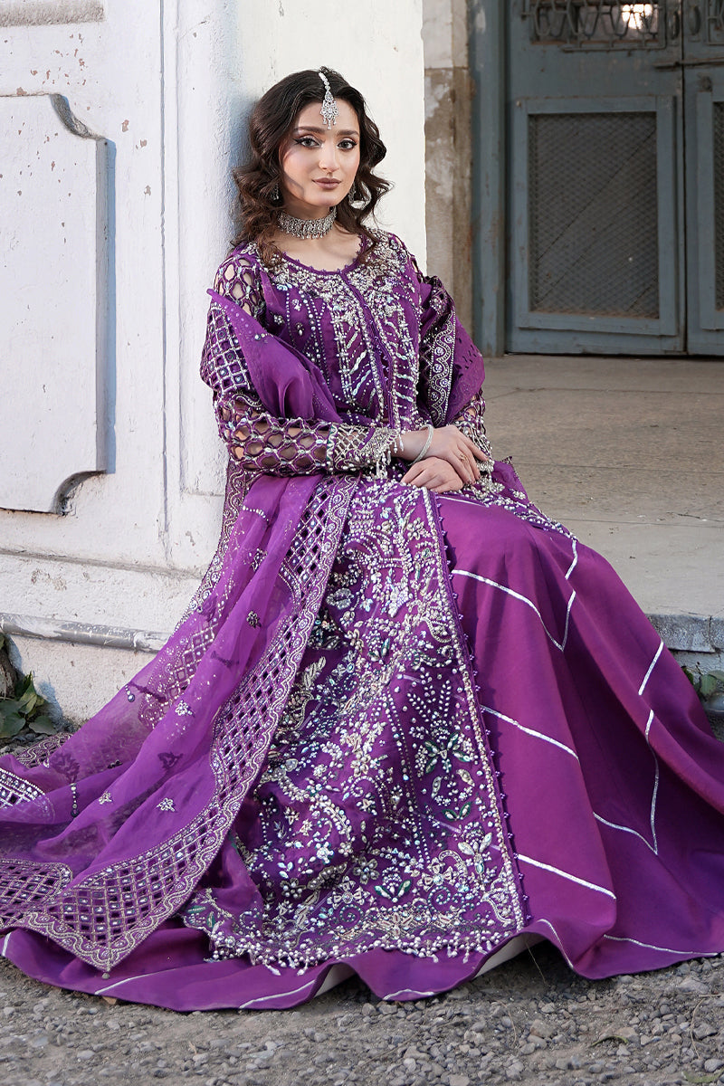 Maryams | Zeenat Luxury Formals | Crimson Bloom - Z-02 -  Maryams Ladies Clothes - Original Designer Dress - House of Maryam