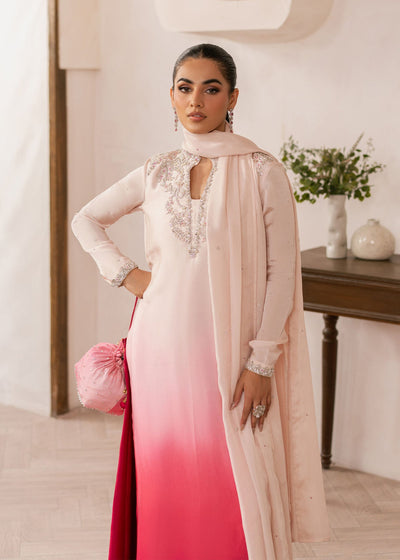 Dastoor | Rania Luxury Pret 25 | Coral -  Dastoor Ladies Clothes - Original Designer Dress - House of Maryam