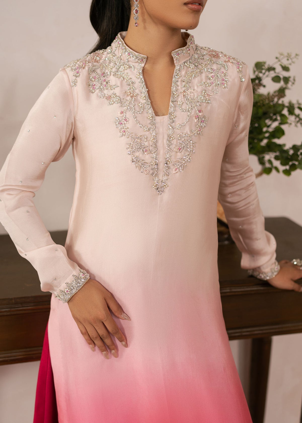 Dastoor | Rania Luxury Pret 25 | Coral -  Dastoor Ladies Clothes - Original Designer Dress - House of Maryam
