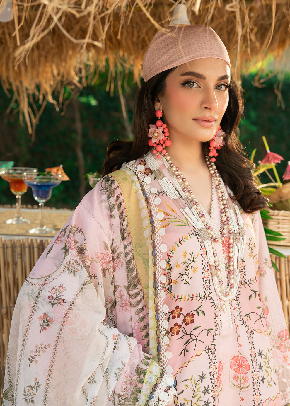 Sardinia | Coctail 25 | PINK PUNCH -  Sardinia Ladies Clothes - Original Designer Dress - House of Maryam