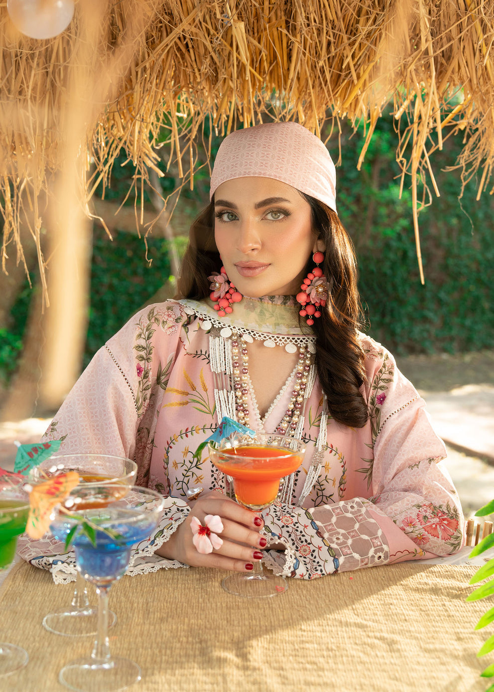 Sardinia | Coctail 25 | PINK PUNCH -  Sardinia Ladies Clothes - Original Designer Dress - House of Maryam