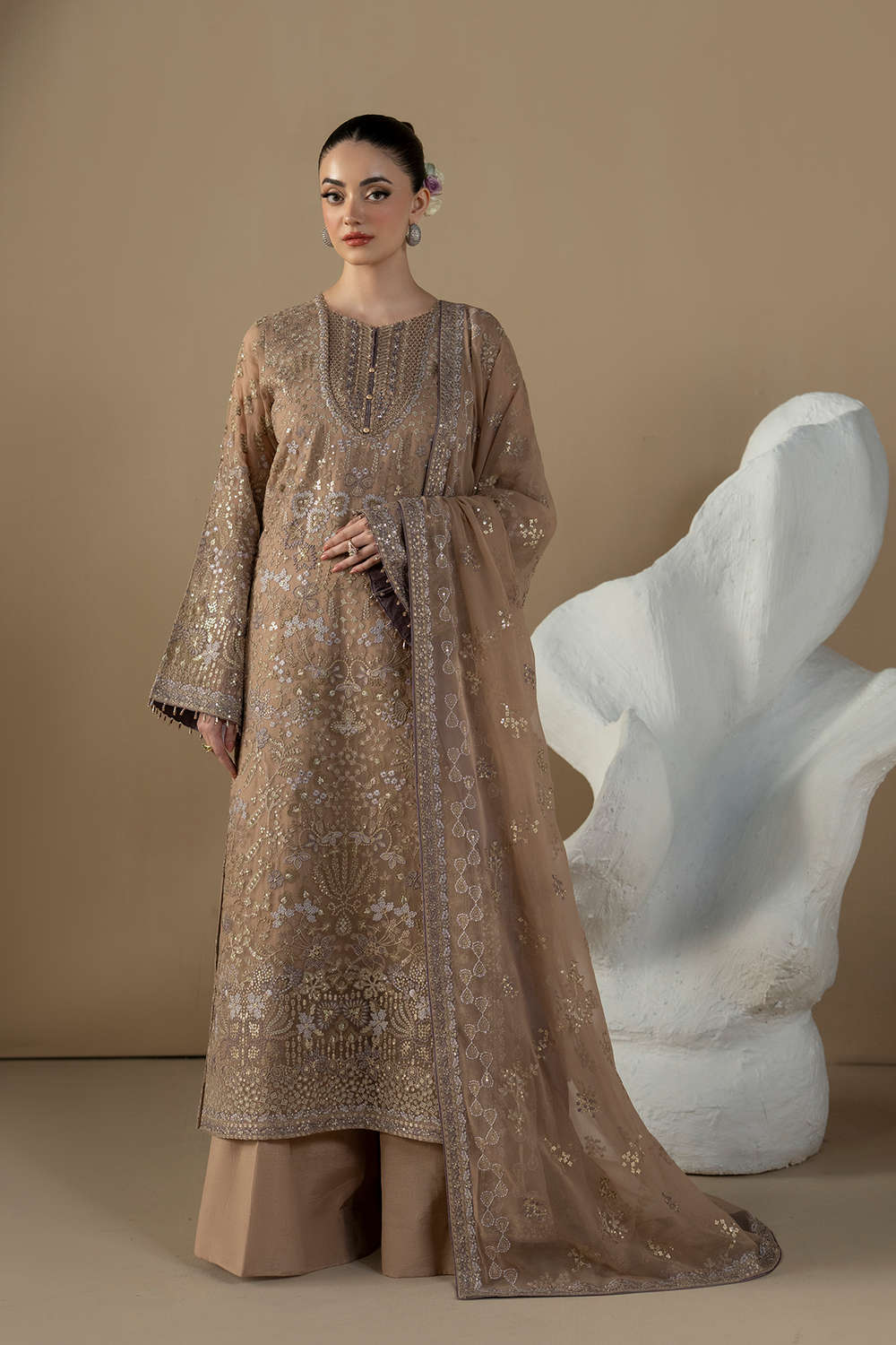 Lavish Premium | Purkashish Formals | Mauve Taupe