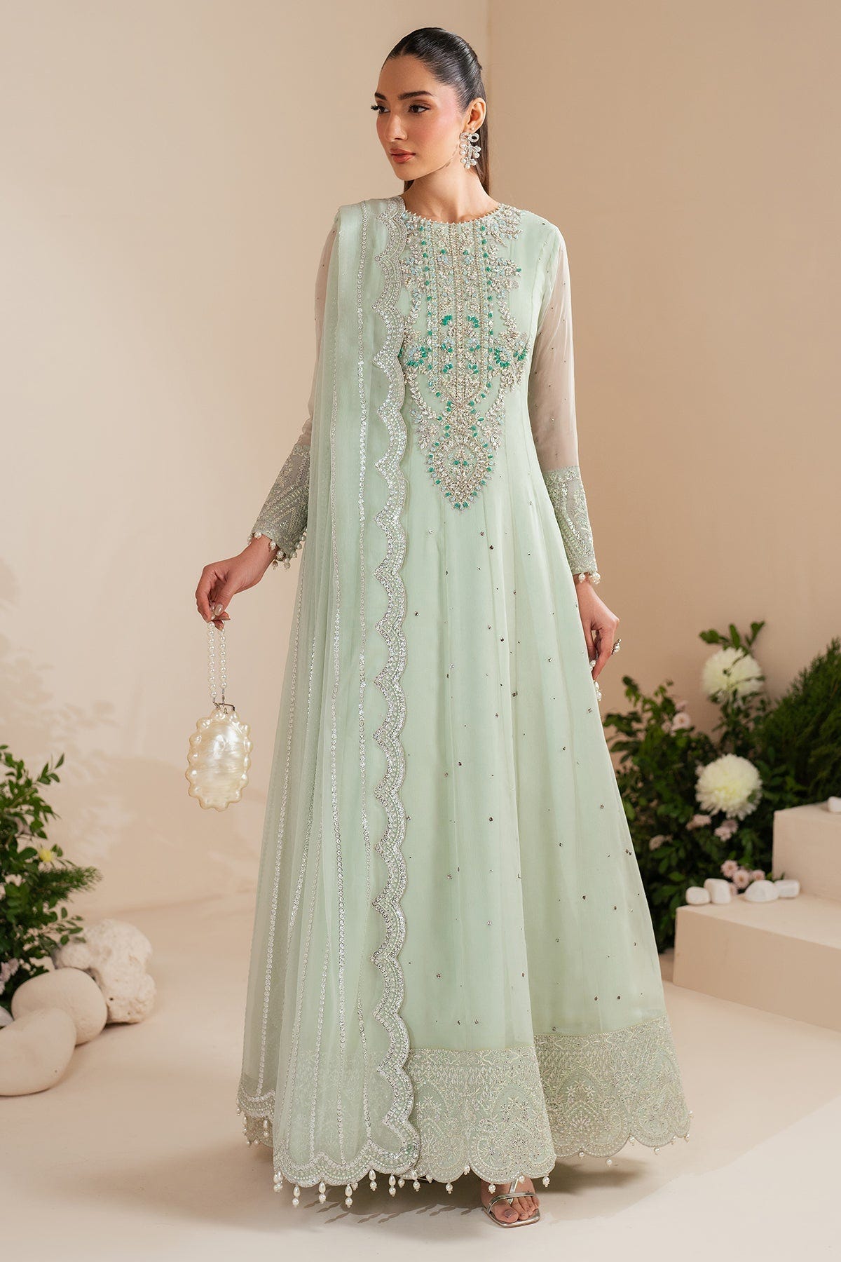 Alizeh | Handcrafted Eid Edit 25 | AF-HM-4035-Rimel -  Alizeh Ladies Clothes - Original Designer Dress - House of Maryam