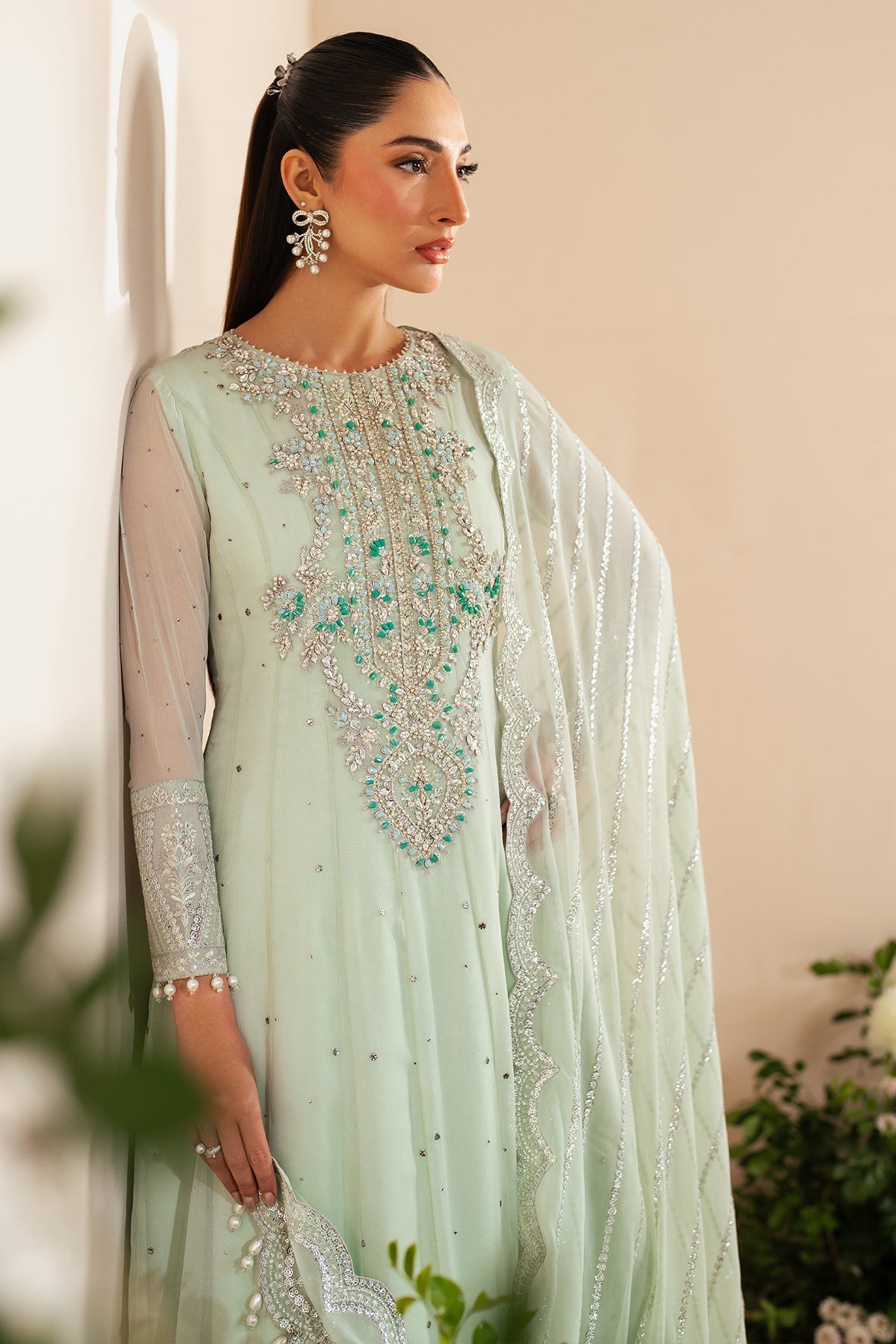 Alizeh | Handcrafted Eid Edit 25 | AF-HM-4035-Rimel -  Alizeh Ladies Clothes - Original Designer Dress - House of Maryam