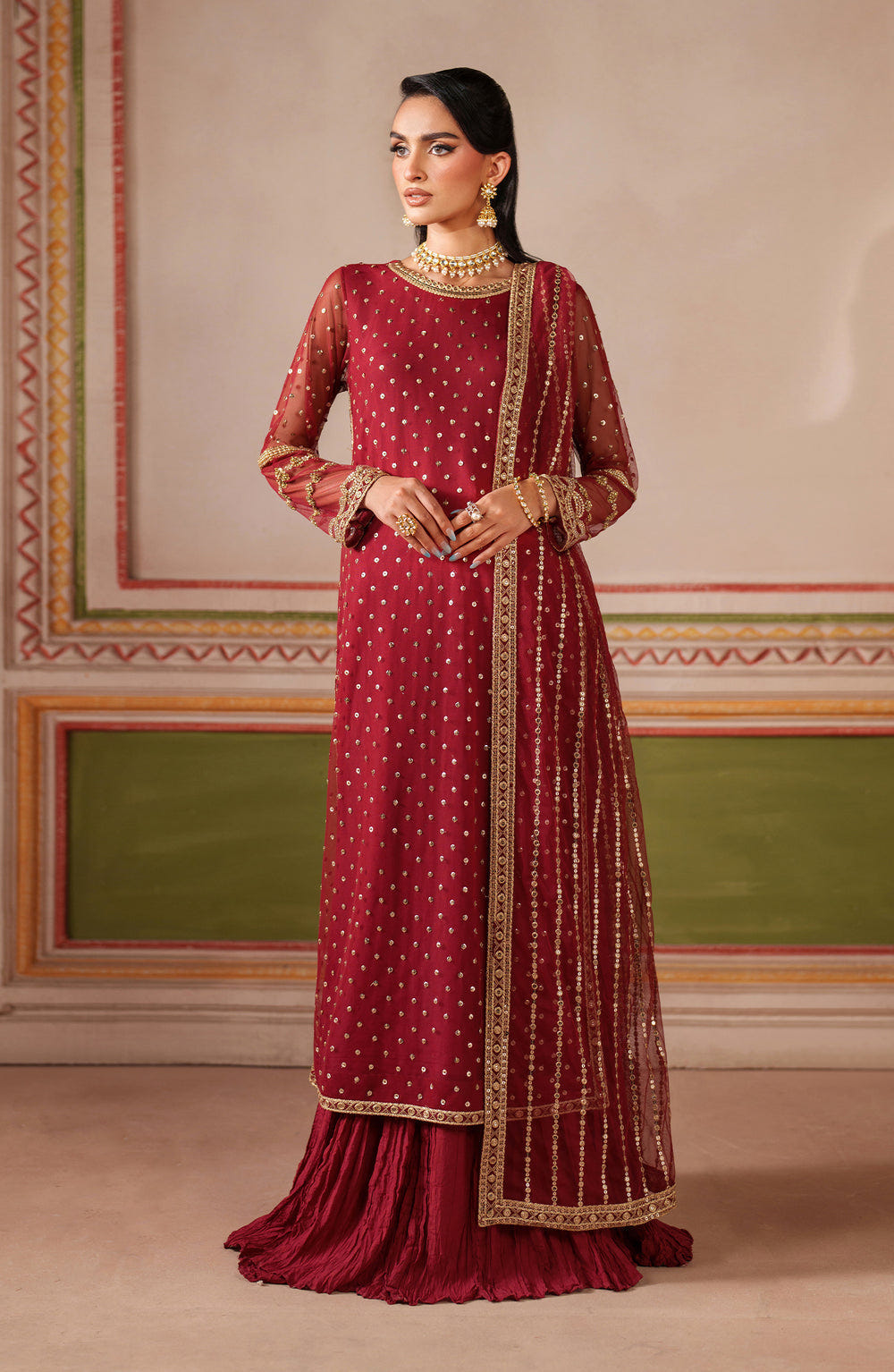 Zarif | Falesia Formals | UNST-HF-01 MUHAAG -  Zarif Ladies Clothes - Original Designer Dress - House of Maryam
