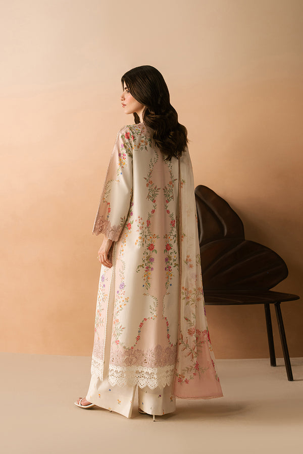 Afrozeh Lustre ivory embroidered lawn suit, photo 2