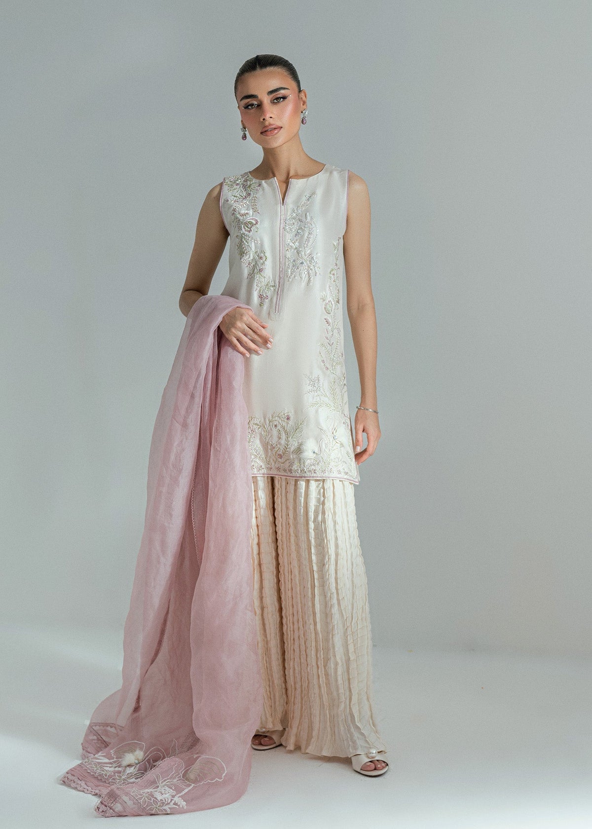 Umsha | Soiree De Rose | Ivory Ember -  Umsha Ladies Clothes - Original Designer Dress - House of Maryam