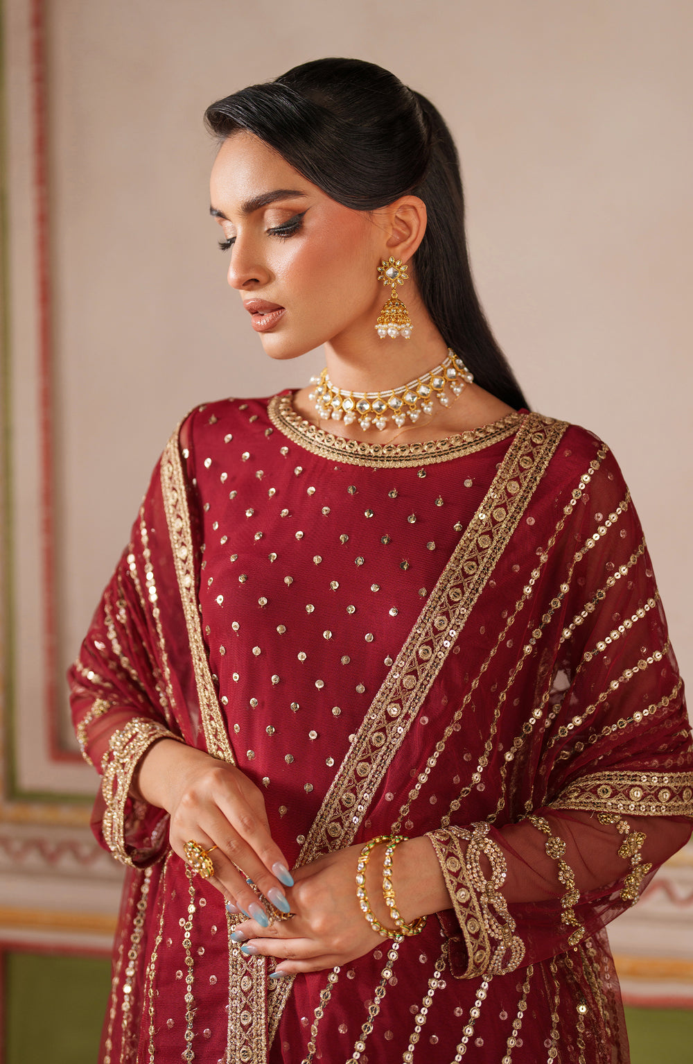 Zarif | Falesia Formals | UNST-HF-01 MUHAAG -  Zarif Ladies Clothes - Original Designer Dress - House of Maryam
