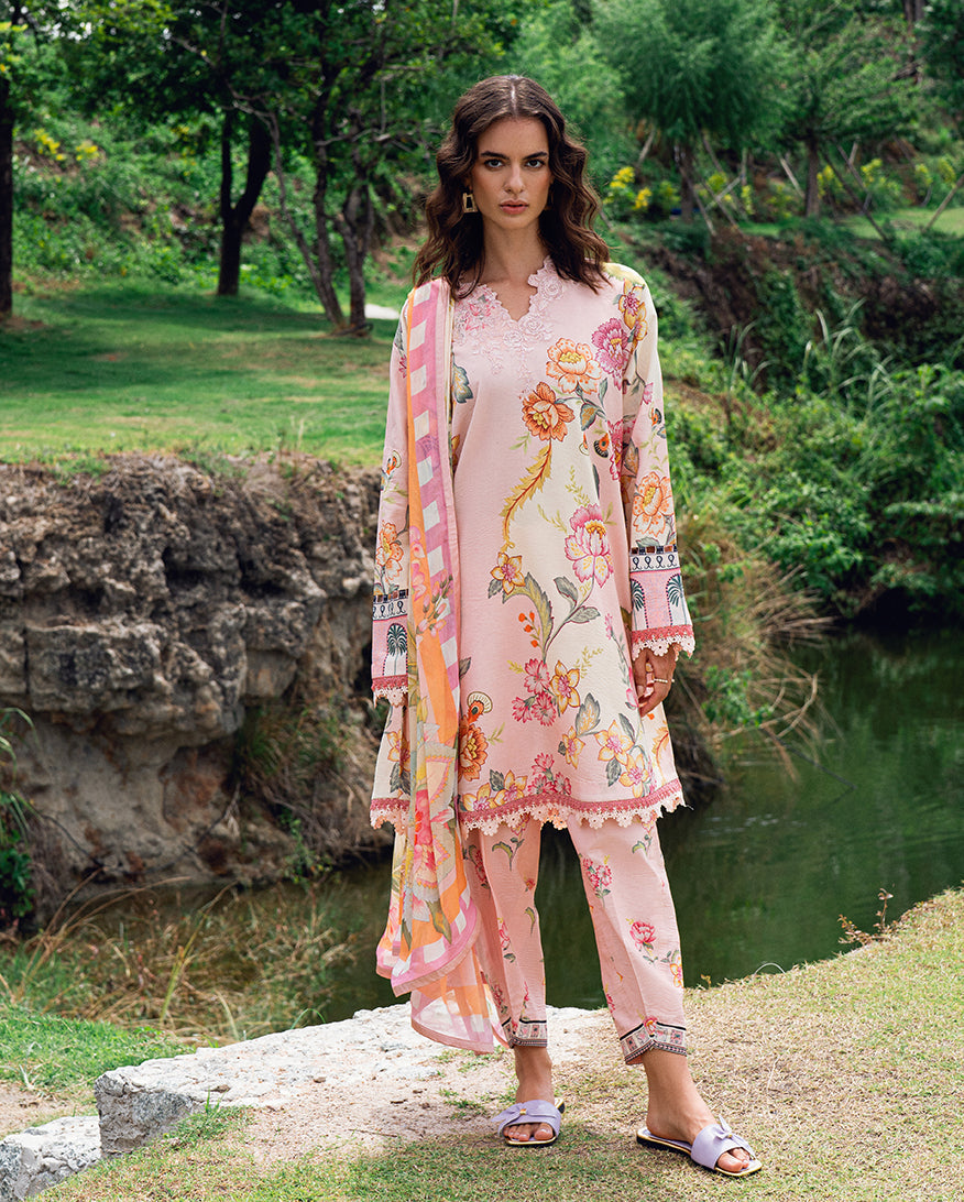 Roheenaz | Garden Veal Printed Lawn 25 |Wildflower fluff -  Roheenaz Ladies Clothes - Original Designer Dress - House of Maryam