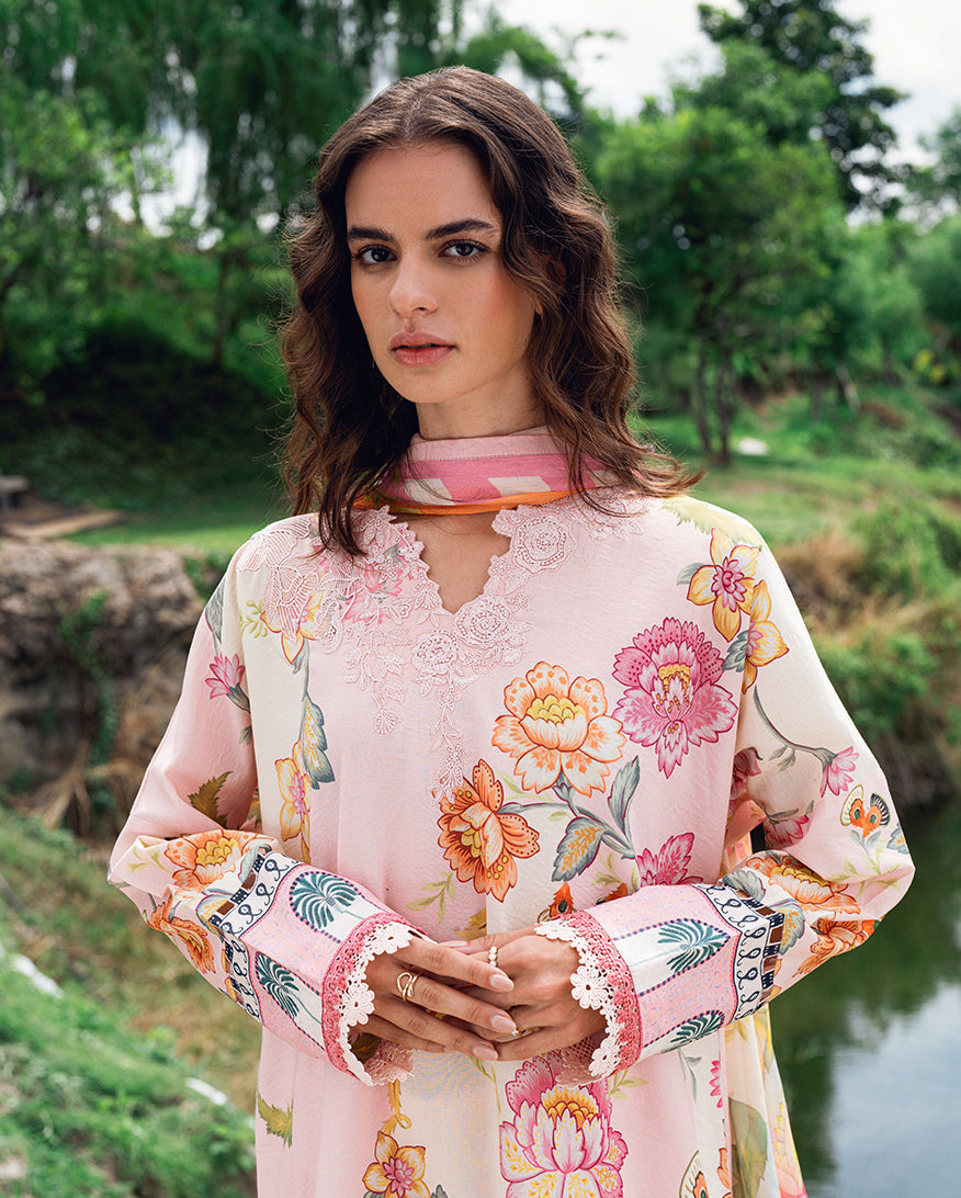 Roheenaz | Garden Veal Printed Lawn 25 |Wildflower fluff -  Roheenaz Ladies Clothes - Original Designer Dress - House of Maryam