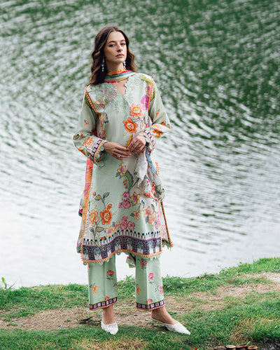 Roheenaz | Garden Veal Printed Lawn 25 | Crimson Whisper -  Roheenaz Ladies Clothes - Original Designer Dress - House of Maryam