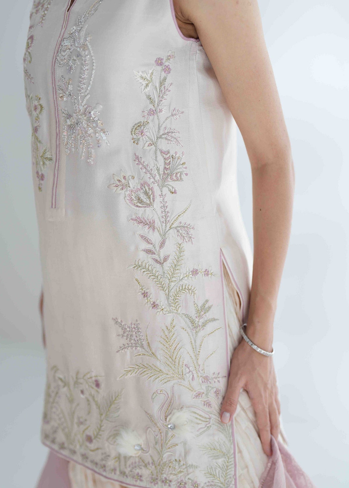 Umsha | Soiree De Rose | Ivory Ember -  Umsha Ladies Clothes - Original Designer Dress - House of Maryam