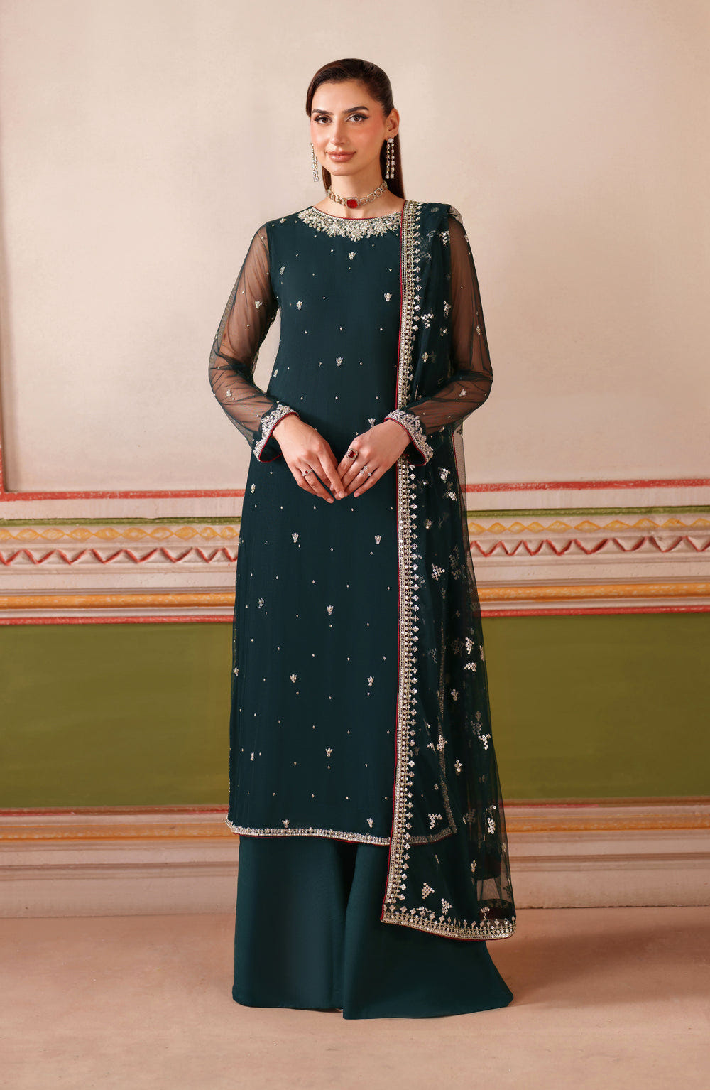 Zarif | Falesia Formals | UNST-HF-02 SHENAAR -  Zarif Ladies Clothes - Original Designer Dress - House of Maryam