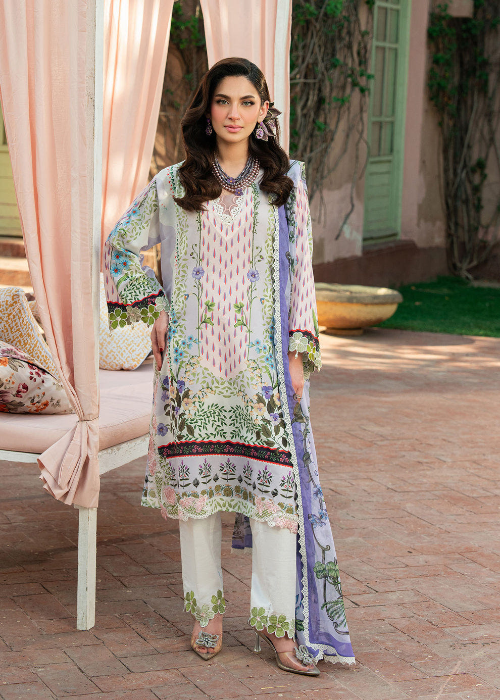 Sardinia | Coctail 25 | LAVENDER LATTE -  Sardinia Ladies Clothes - Original Designer Dress - House of Maryam
