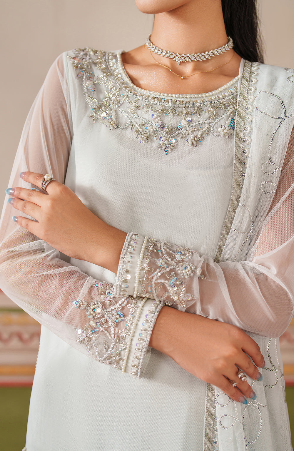 Zarif | Falesia Formals | UNST-HF-03 ROOMAY -  Zarif Ladies Clothes - Original Designer Dress - House of Maryam