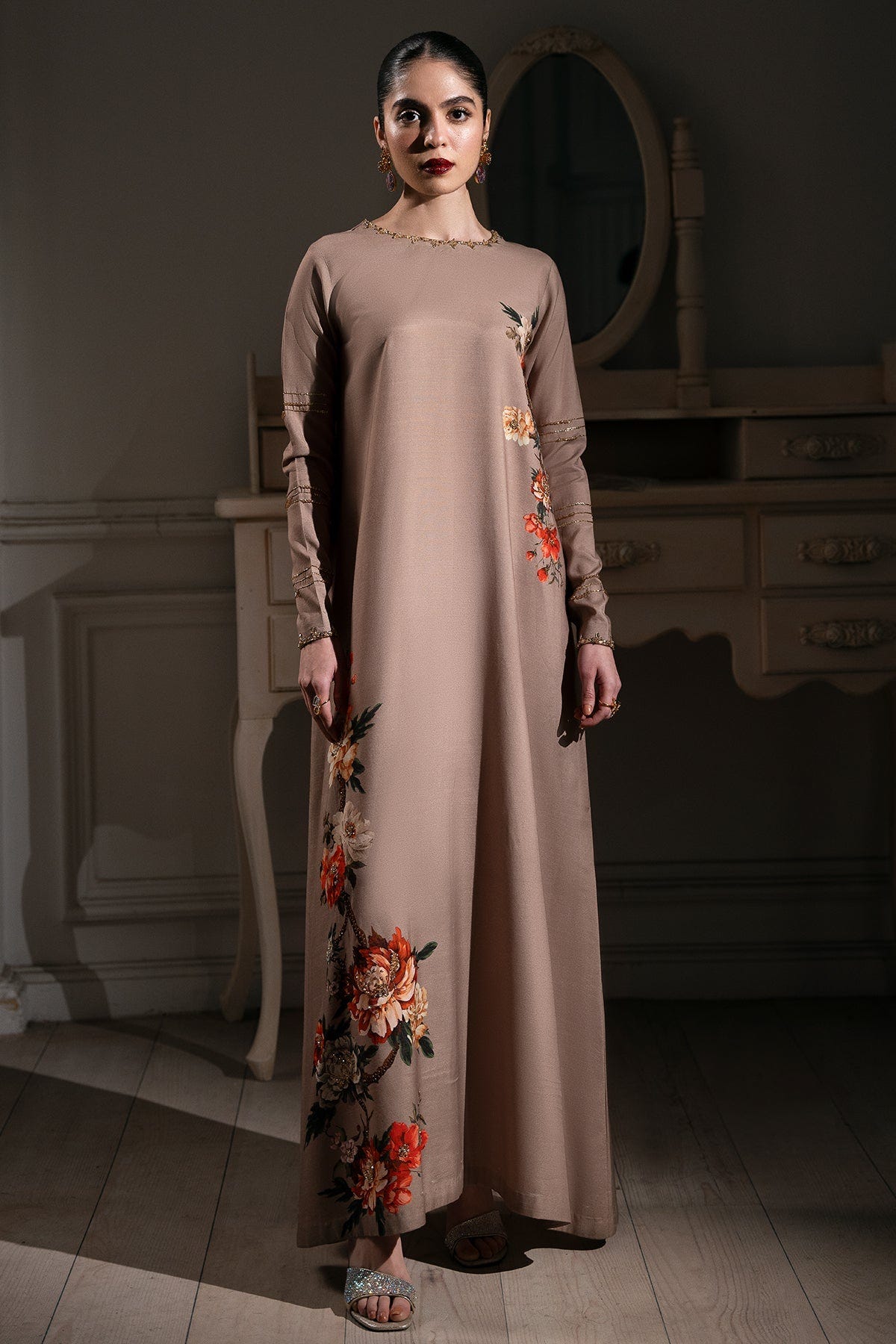 Mina Kashif | Emilie Formals | Koya (Beige)