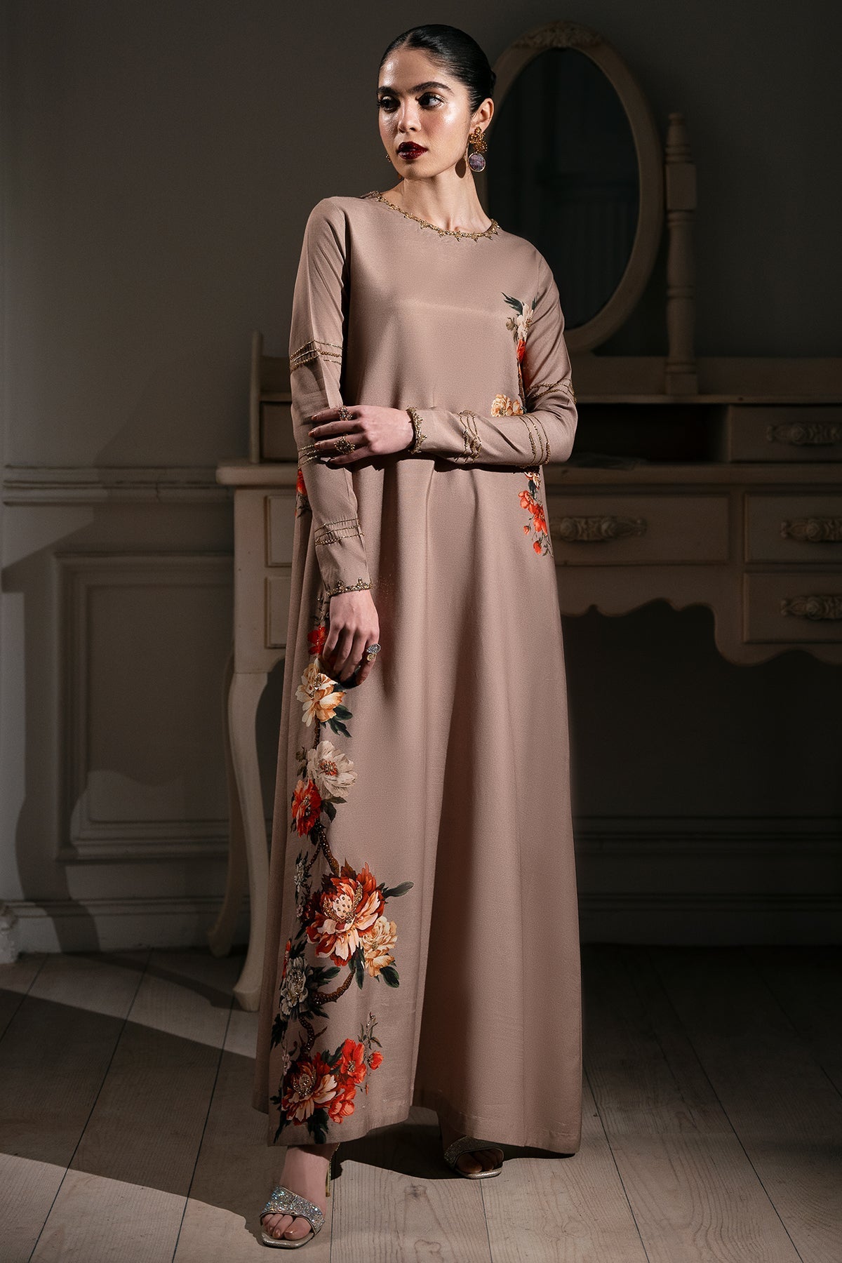 Mina Kashif | Emilie Formals | Koya (Beige)-4