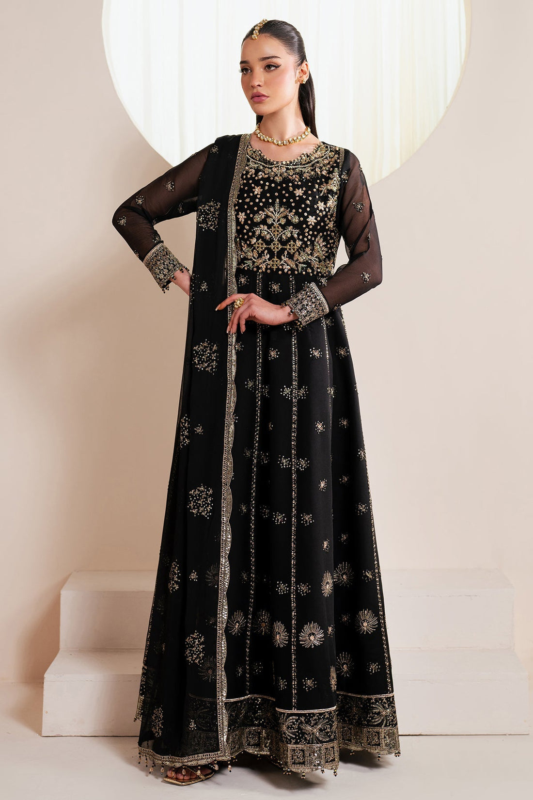 Alizeh | Handcrafted Eid Edit 25 | AF-HM-4030-Noir -  Alizeh Ladies Clothes -  House of Maryam