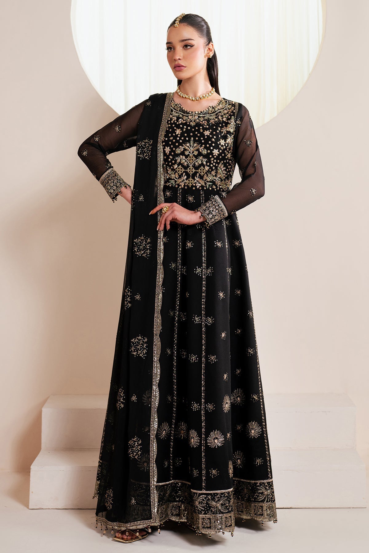 Alizeh | Handcrafted Eid Edit 25 | AF-HM-4030-Noir -  Alizeh Ladies Clothes -  House of Maryam