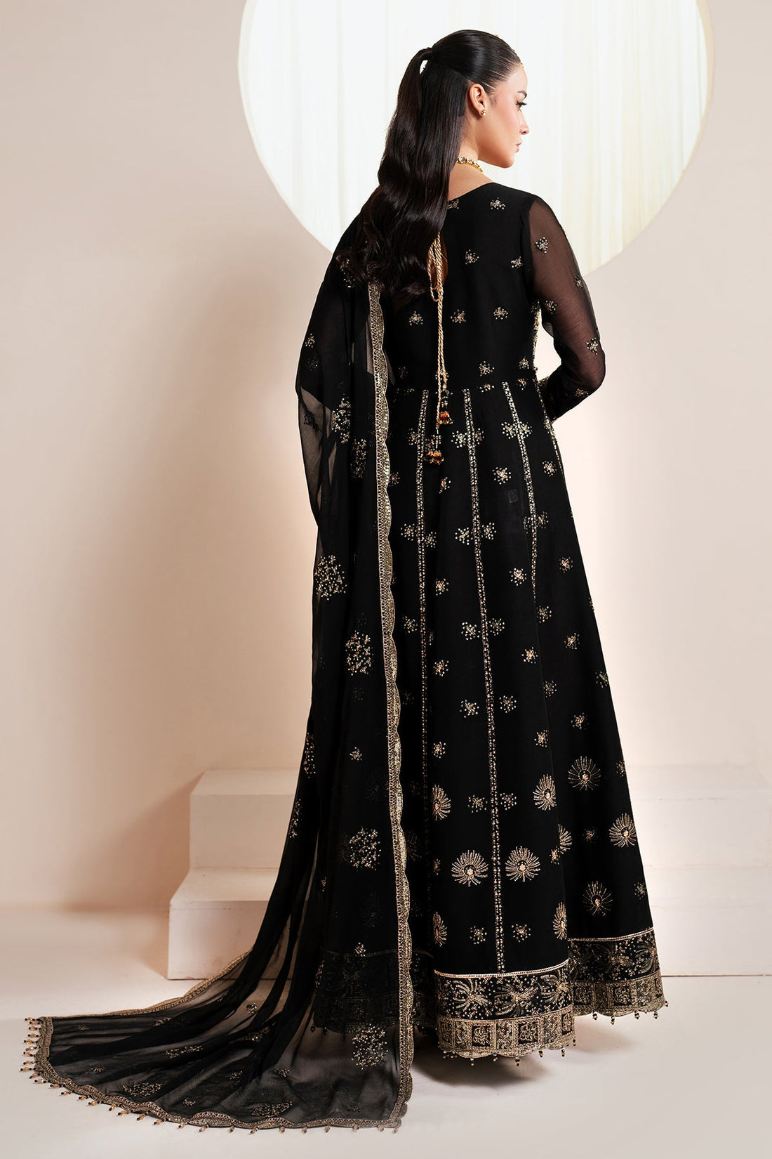 Alizeh | Handcrafted Eid Edit 25 | AF-HM-4030-Noir -  Alizeh Ladies Clothes -  House of Maryam
