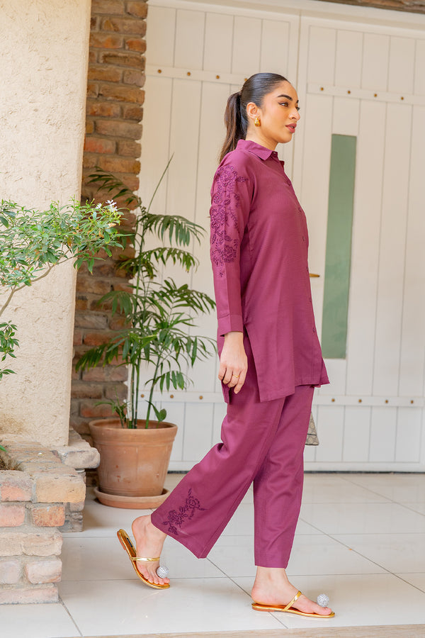 Sahar | Pre Essential Emb Edit | Mulberry Rose-3
