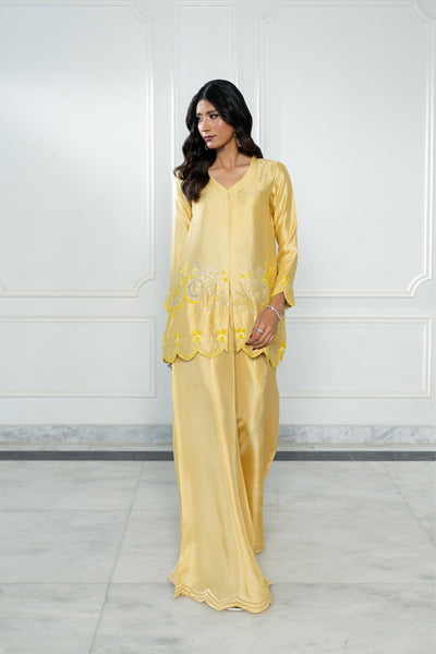 Wahaj M Khan | Lra Eid Collection 26 | Butter Yellow JS