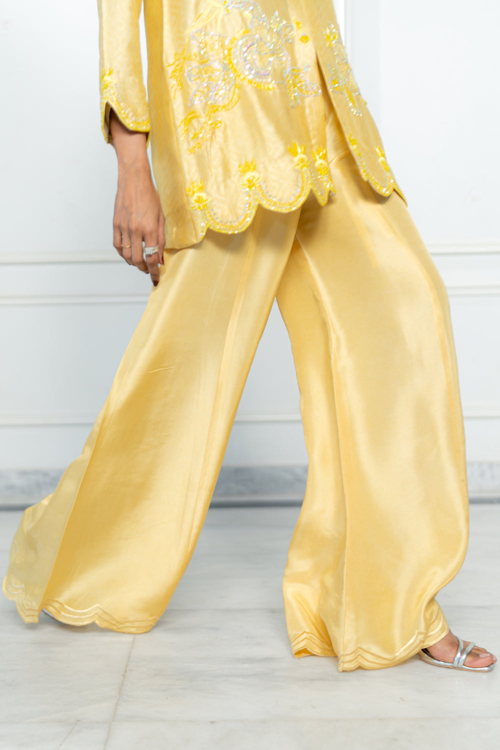 Wahaj M Khan | Lra Eid Collection 26 | Butter Yellow JS, image 5