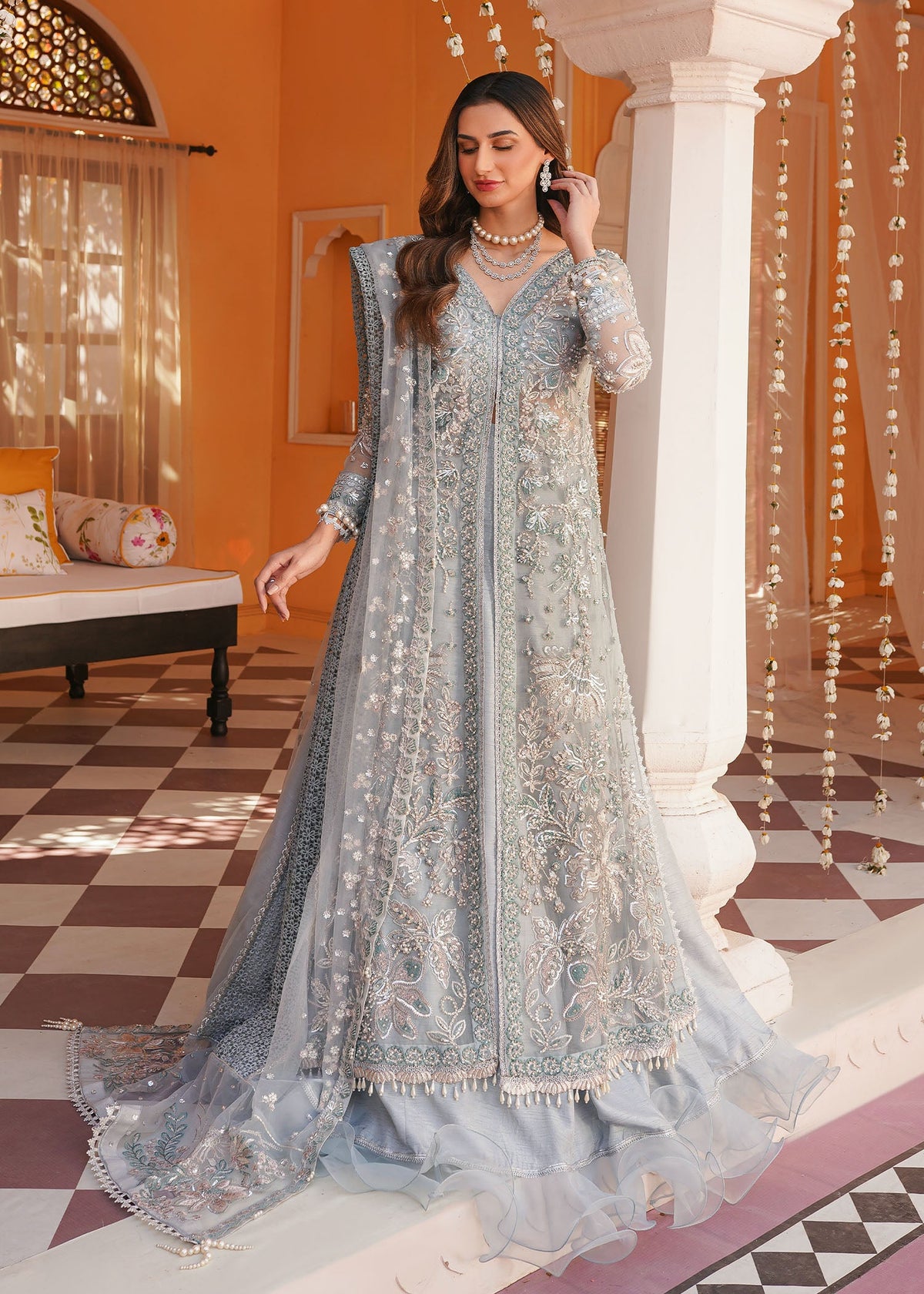 Mehak Yaqoob | Serene Vol 3 | Frost -  Mehak Yaqoob Wedding Formals - Original Designer Dress - House of Maryam