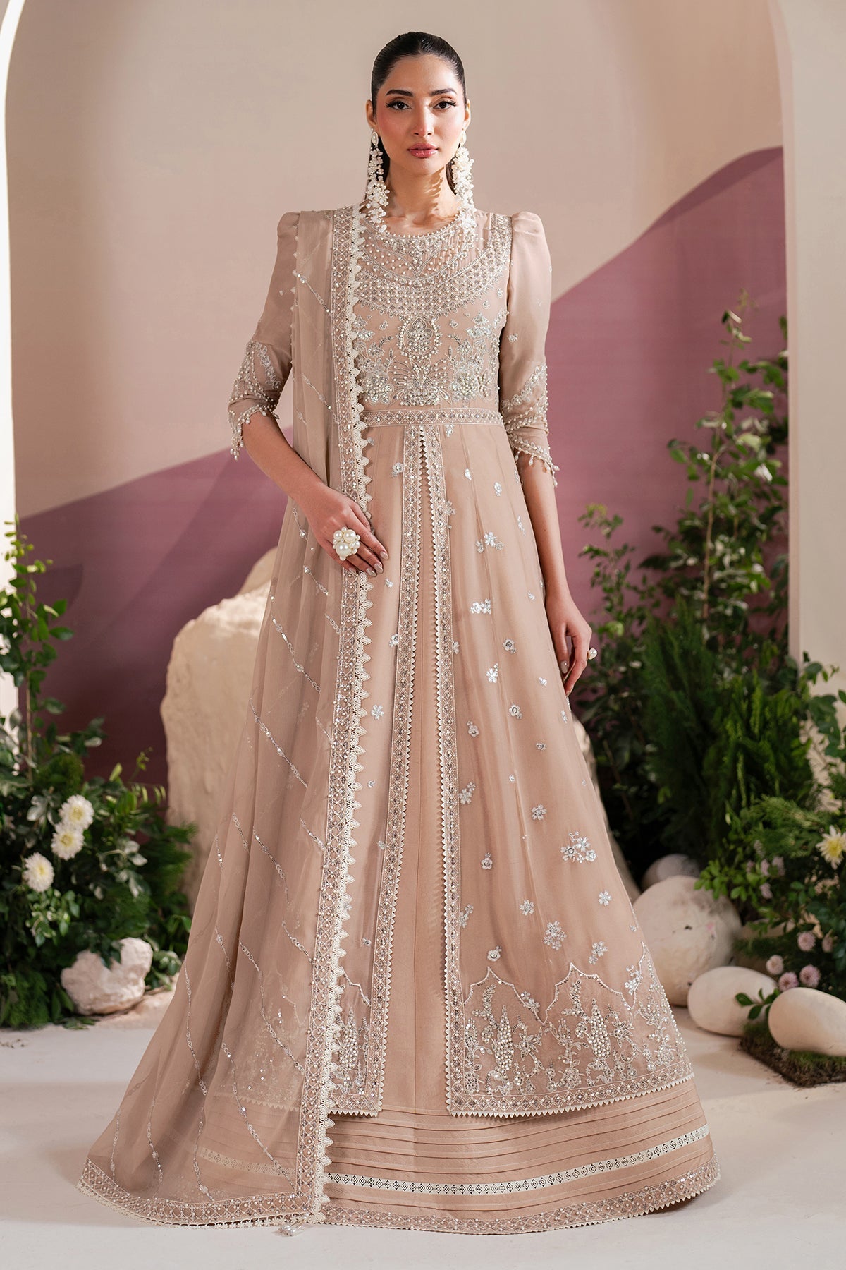 Alizeh | Handcrafted Eid Edit 25 | AF-HM-4039-Sakura -  Alizeh Ladies Clothes - Original Designer Dress - House of Maryam