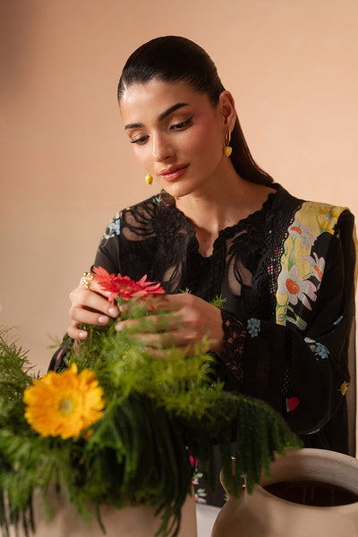 Afrozeh Evania Rust black printed lawn suit, photo 5