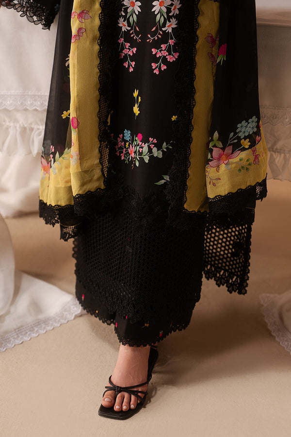 Afrozeh Evania Rust black printed lawn suit, photo 3