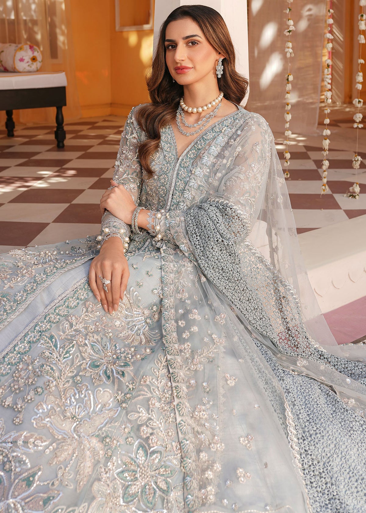 Mehak Yaqoob | Serene Vol 3 | Frost -  Mehak Yaqoob Wedding Formals - Original Designer Dress - House of Maryam