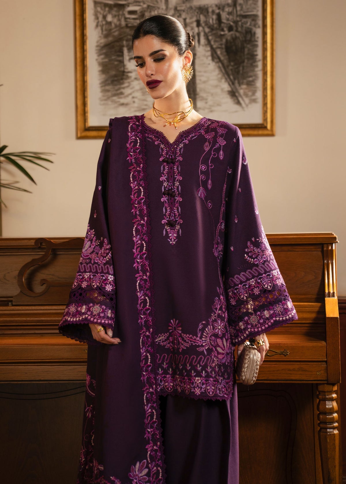 Kanwal Malik | Gulana Winter 25 | Roshanda, image 6
