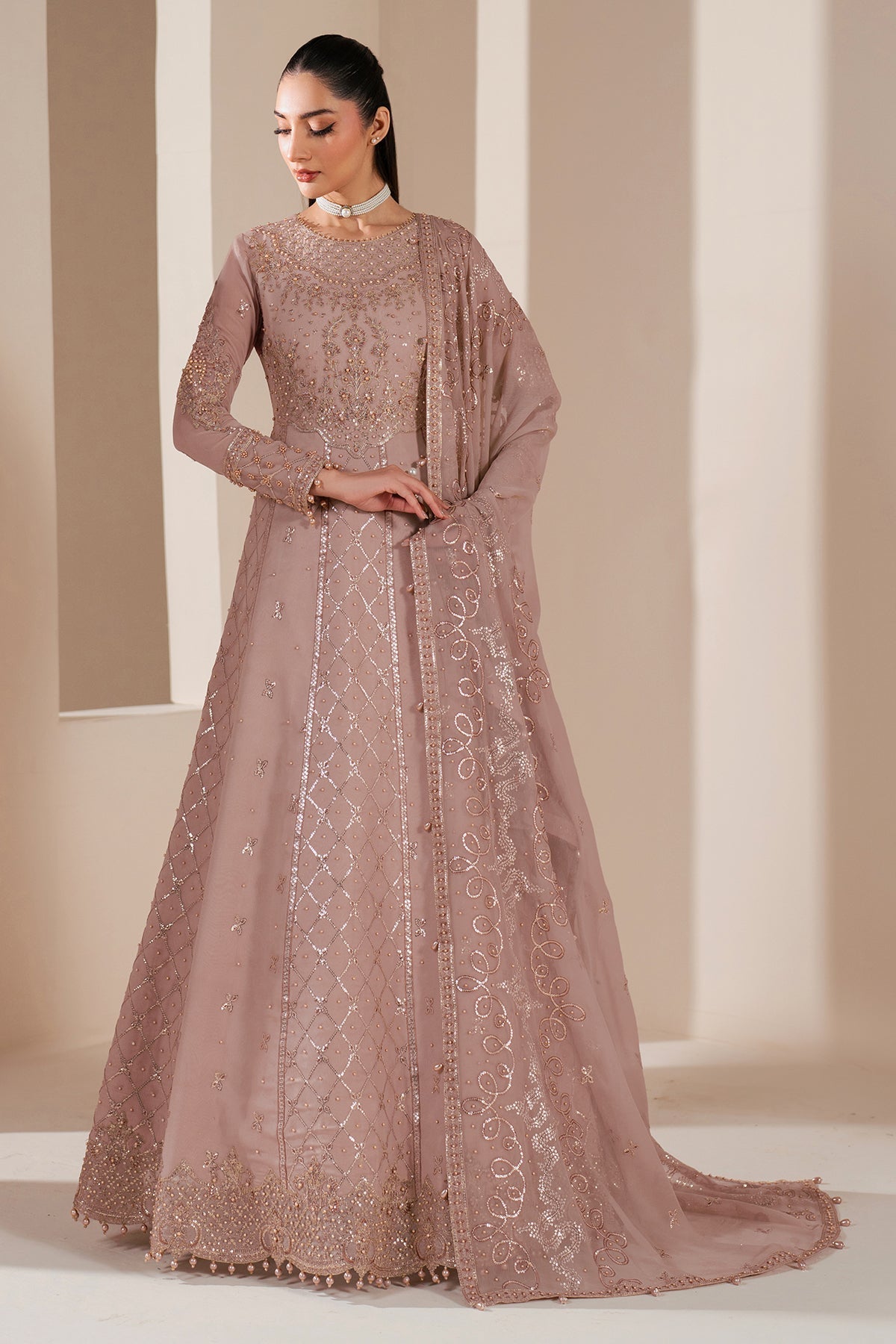 Alizeh | Handcrafted Eid Edit 25 | AF-HM-4031-Saffron -  Alizeh Ladies Clothes -  House of Maryam