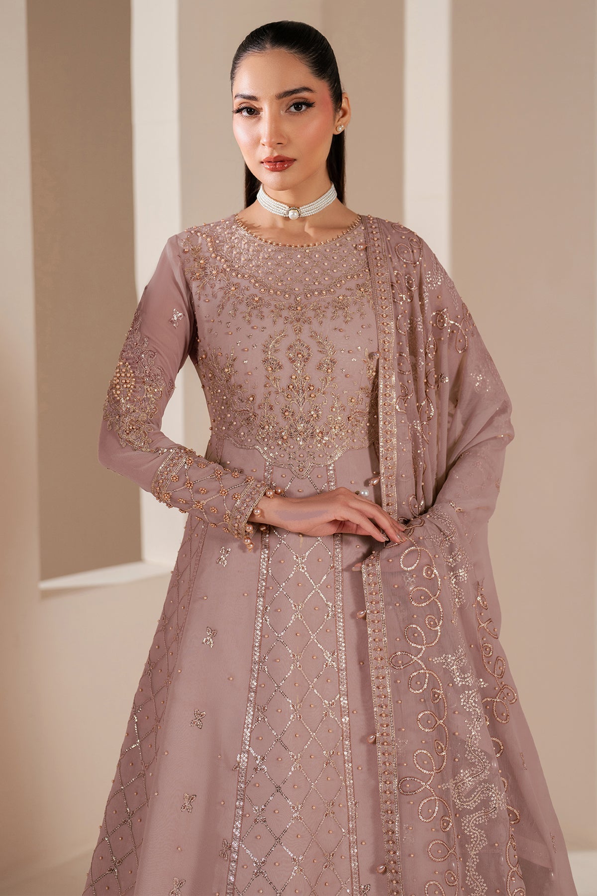 Alizeh | Handcrafted Eid Edit 25 | AF-HM-4031-Saffron -  Alizeh Ladies Clothes -  House of Maryam