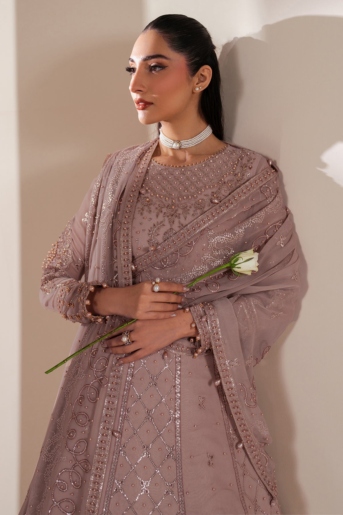 Alizeh | Handcrafted Eid Edit 25 | AF-HM-4031-Saffron -  Alizeh Ladies Clothes - Original Designer Dress - House of Maryam