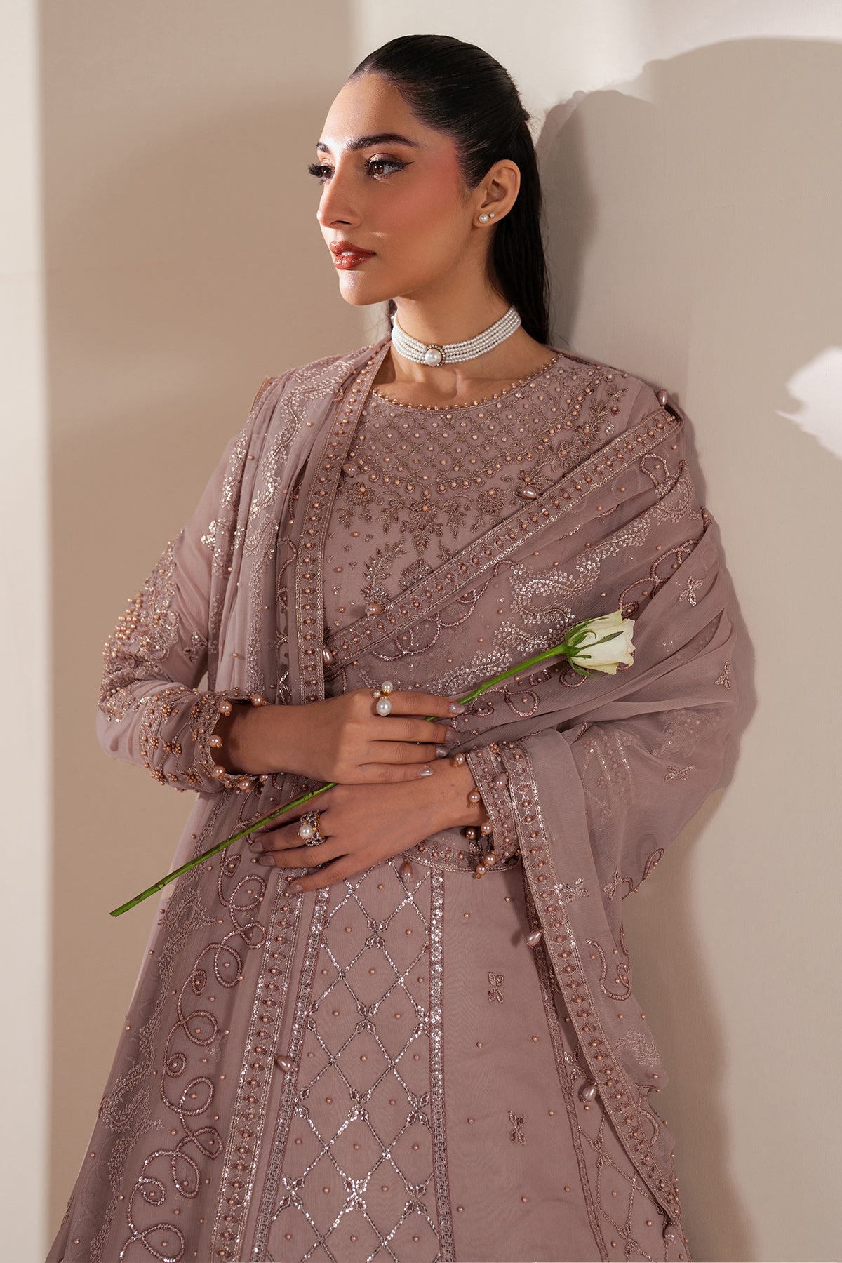 Alizeh | Handcrafted Eid Edit 25 | AF-HM-4031-Saffron -  Alizeh Ladies Clothes -  House of Maryam
