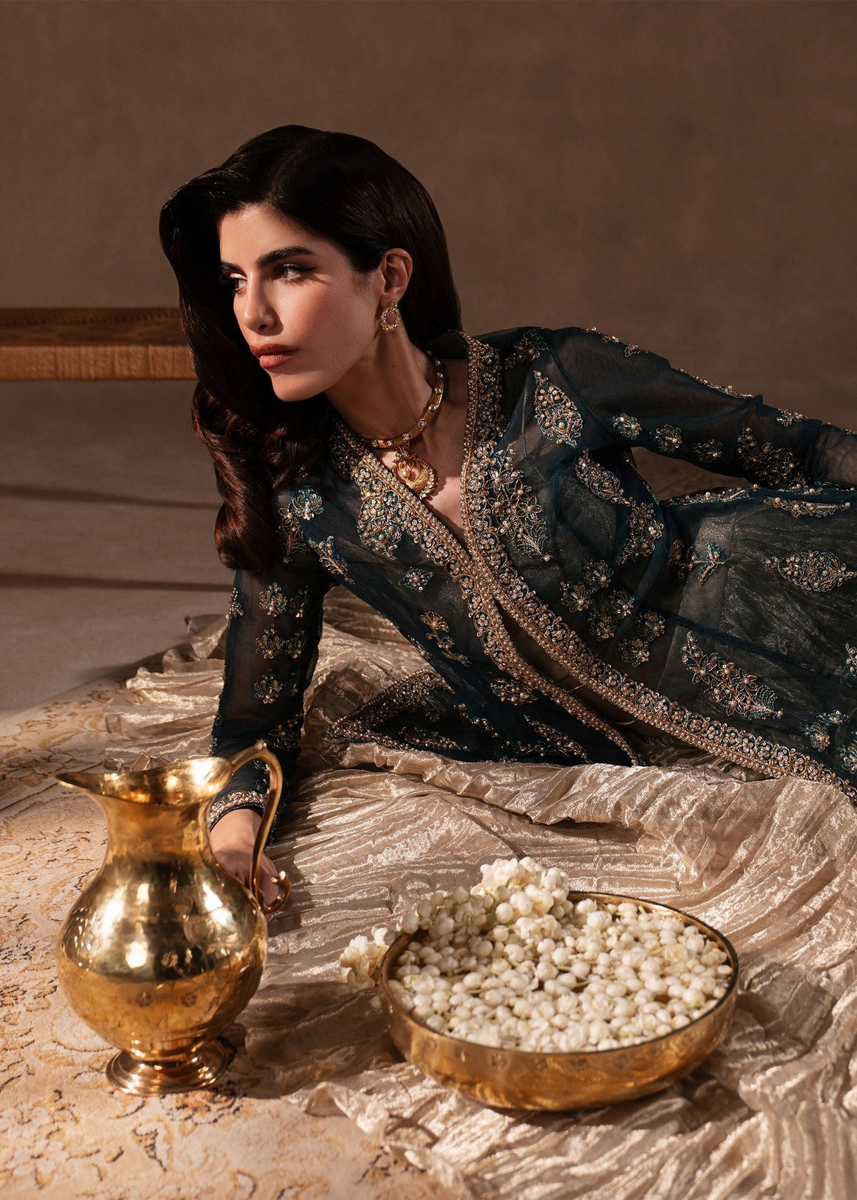 Sadaf Fawad Khan | Nafees Formals 25 | Nageenah -  Sadaf Fawad Khan Ladies Clothes - Original Designer Dress - House of Maryam