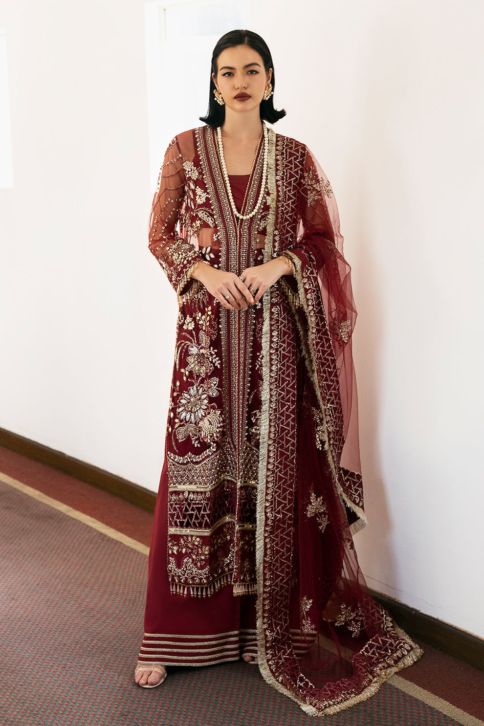 Saad Shaikh | Fleurie Vol 2 | Arya -  Saad Shaikh Formal - Original Designer Dress - House of Maryam
