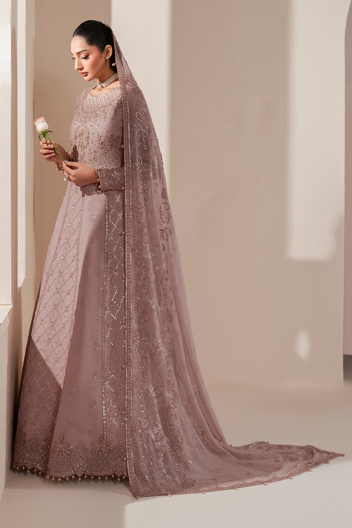 Alizeh | Handcrafted Eid Edit 25 | AF-HM-4031-Saffron -  Alizeh Ladies Clothes -  House of Maryam