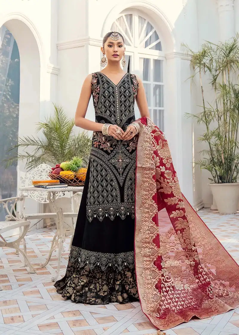 Akbar Aslam | Libas-e-Khas | Garnet -  Akbar Aslam Formal -  House of Maryam