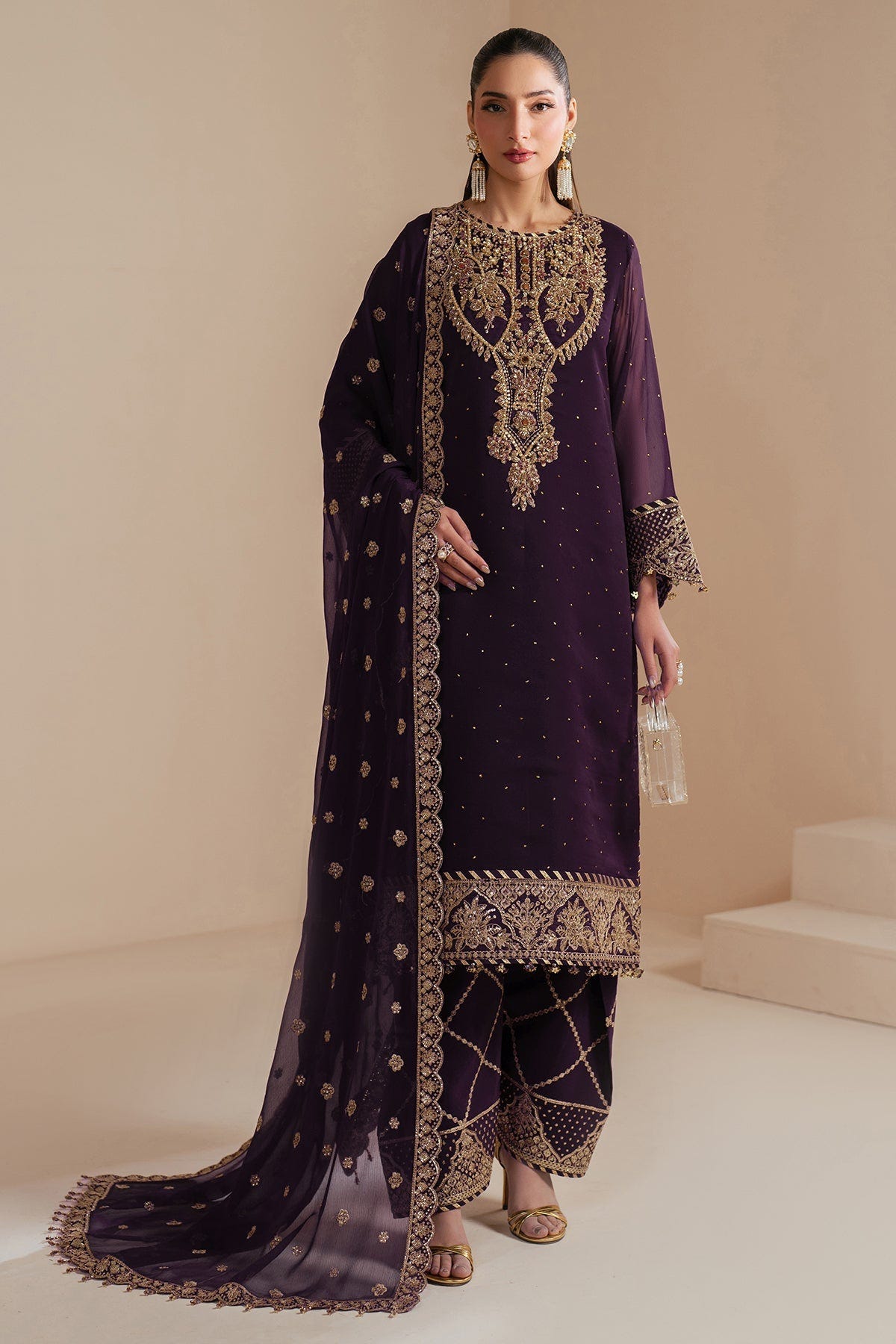 Alizeh | Handcrafted Eid Edit 25 | AF-HM-4038-Sirus -  Alizeh Ladies Clothes - Original Designer Dress - House of Maryam