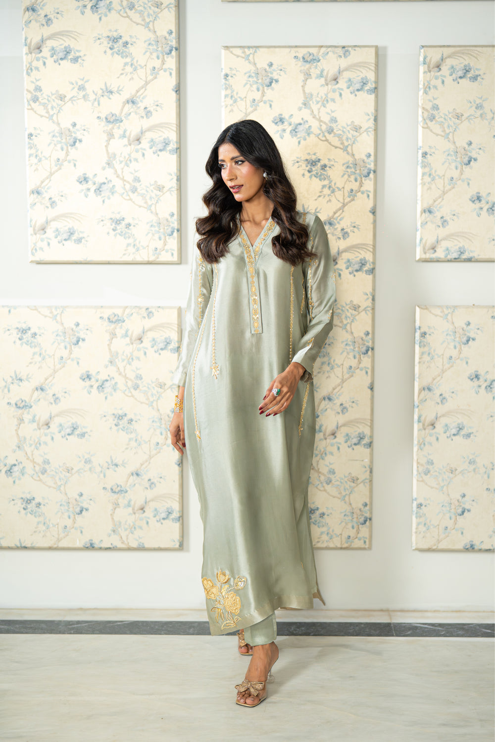 Wahaj M Khan | Lra Eid Collection 26 | Pista Green Lyra KS-6